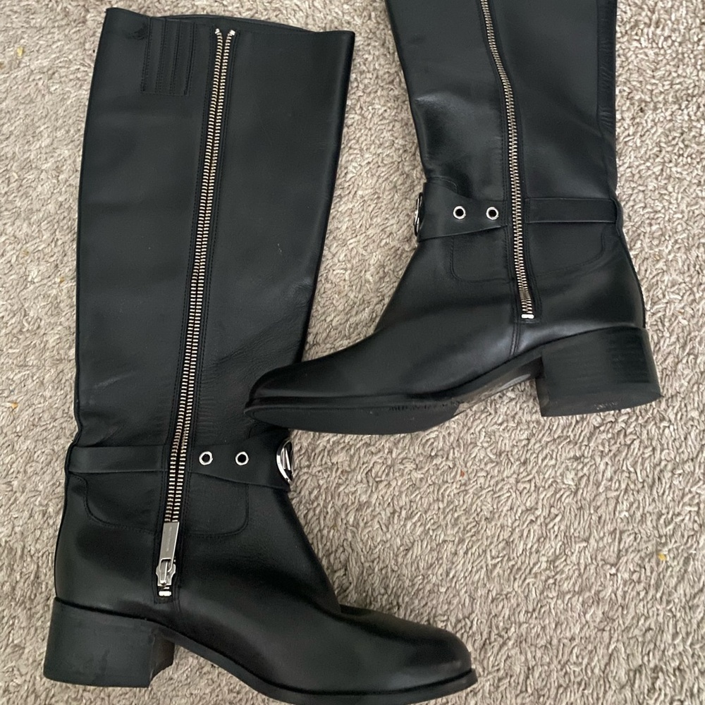 Black knee boots - size 7